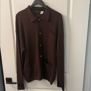 Versace Merino Wool Knit Cardigan